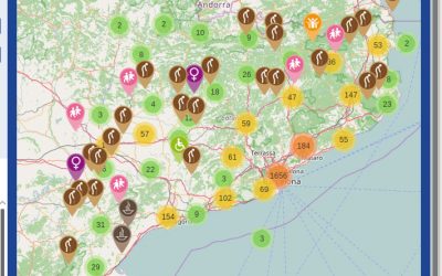 Mapa de entidades sociales de Cataluña