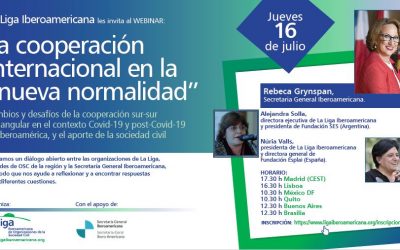 Webinar: La cooperación internacional en la «nueva normalidad»