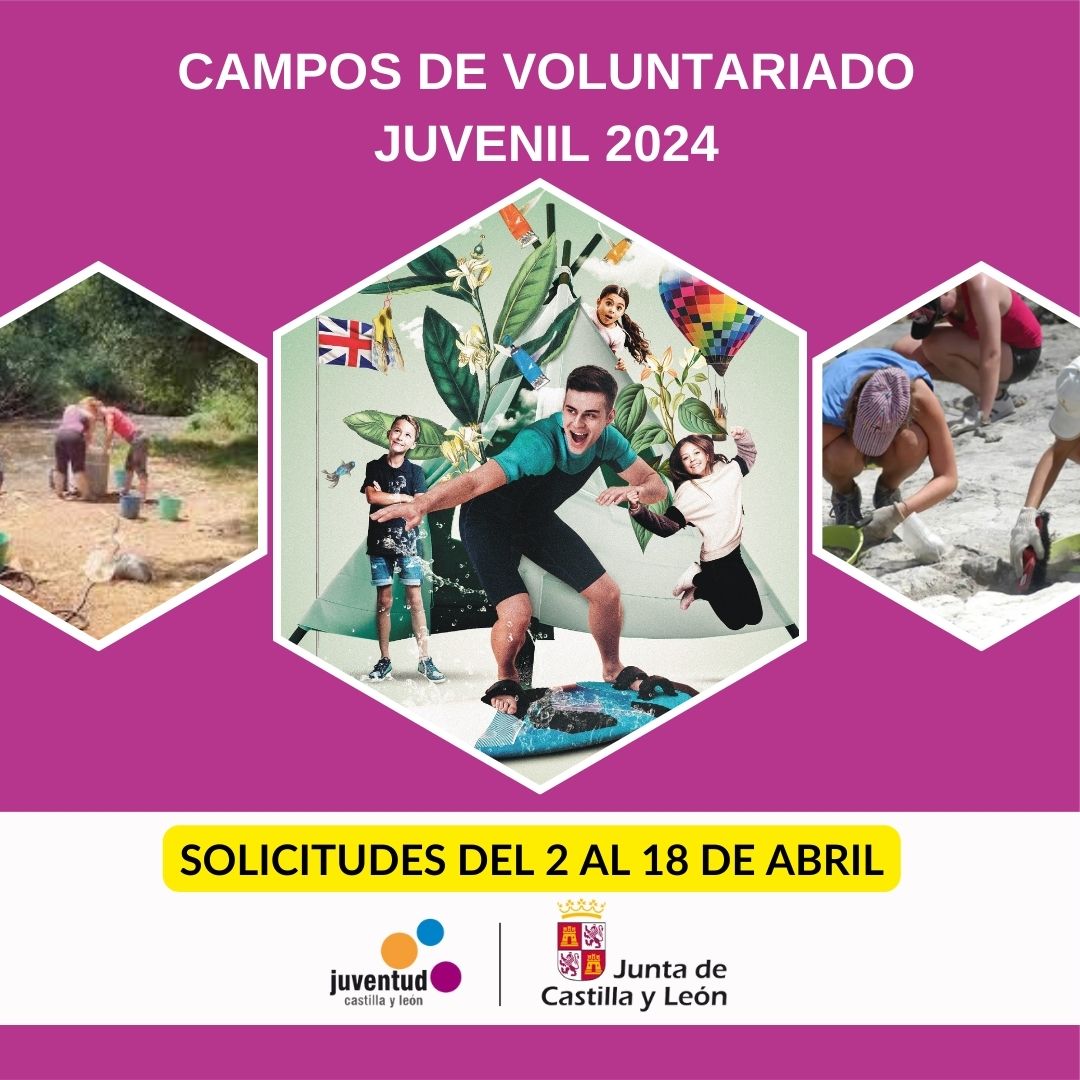 PROGRAMA «CAMPOS DE VOLUNTARIADO JUVENIL EN CASTILLA Y LEÓN 2024»