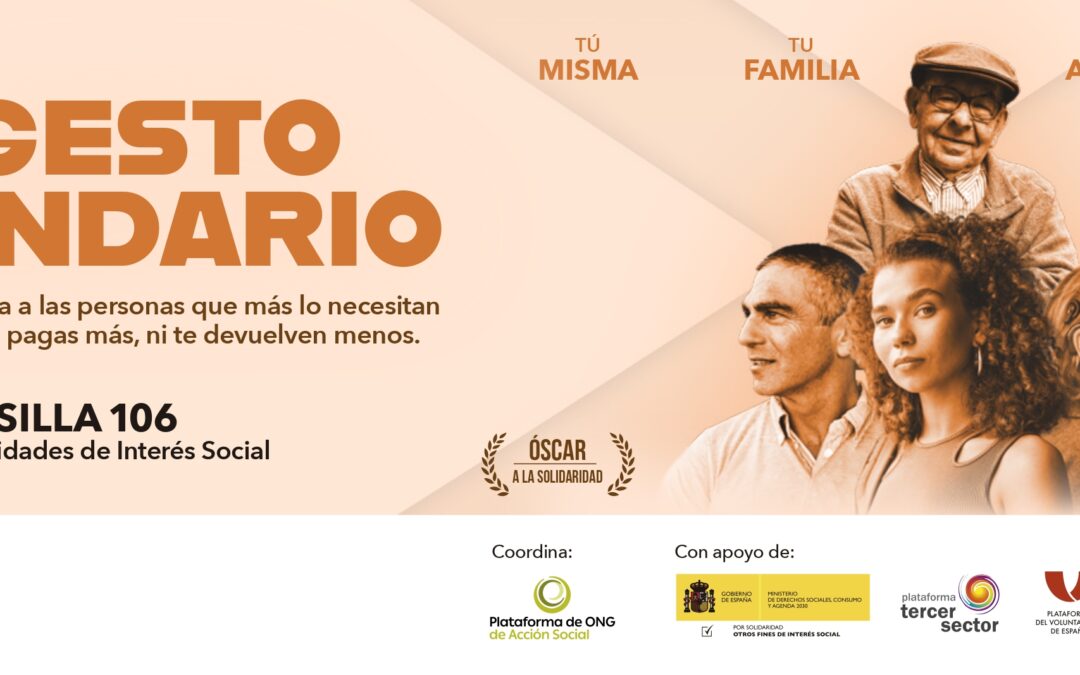 X SOLIDARIA 2026: MARCA LA CASILLA 106 EN TU DECLARACIÓN DE LA RENTA Y CAMBIA VIDAS