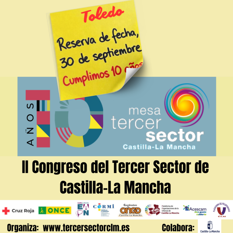 Cartel Mesa del Tercer Sector CLM
