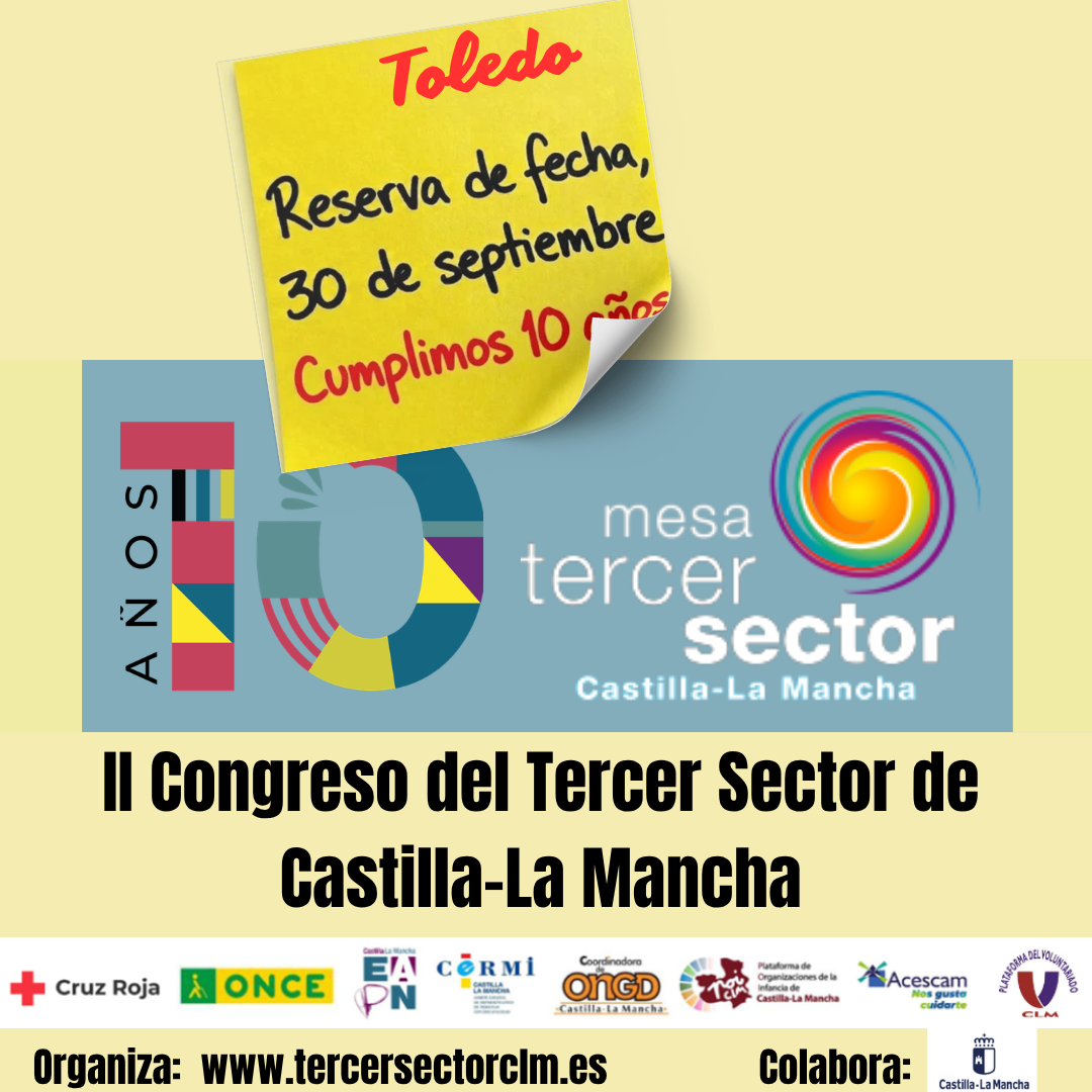 Cartel Mesa del Tercer Sector CLM